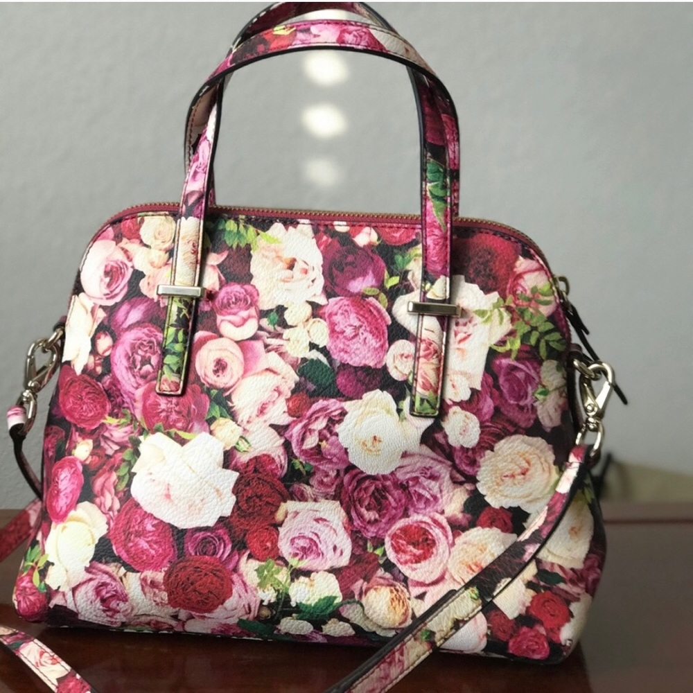 kate spade Floral Rose Print Satchel